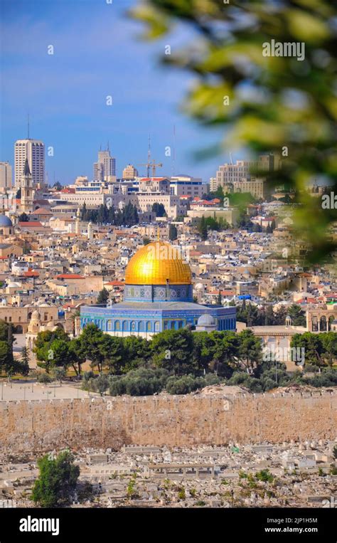 Dome Of The Rock Jerusalem Dome Of The Rocks Jerusalems Stock Photo