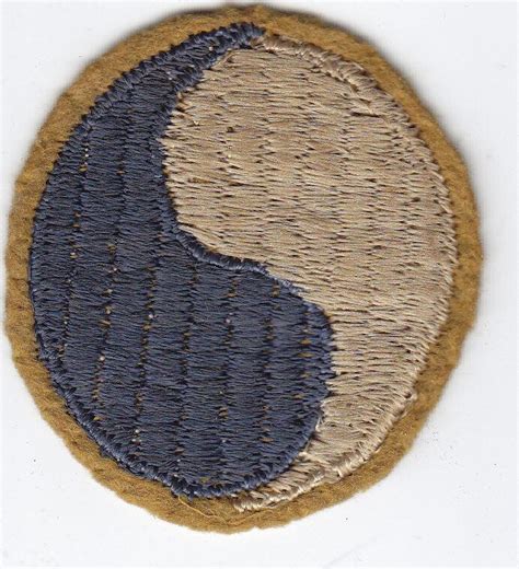 Original Interwar Wwii Us Army 29th Infantry Division Patch Felt No