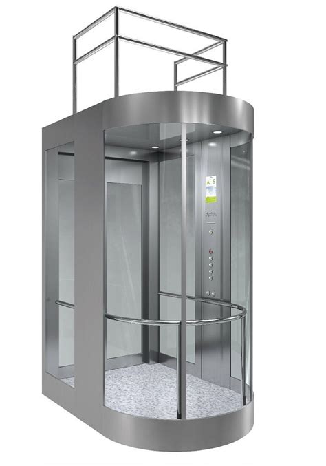 Stainless Steel Capsule Passenger Lift Capacity 10 Person Maximum