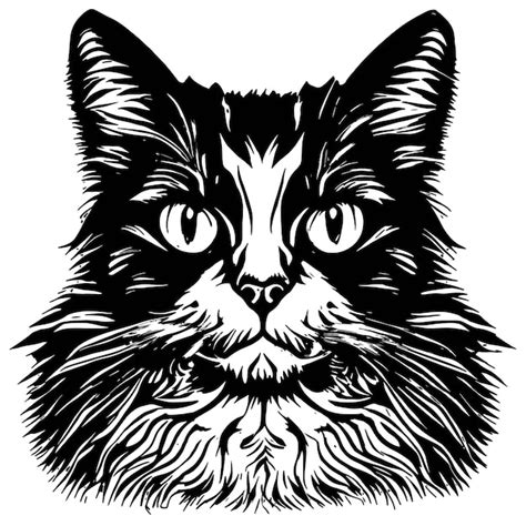 Premium Vector Cat Face Vector