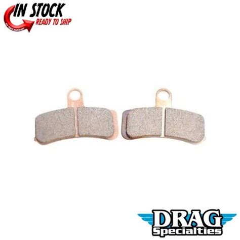 Drag Specialties Sintered Metal Front Brake Pads For Harley 08 17 Dyna