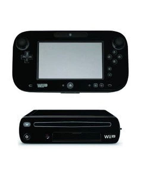 LidStyles Nintendo Wii U Black Console Skin with Lid, Palm, Application ...