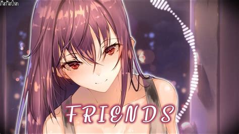 Nightcore Friends Lyrics Youtube