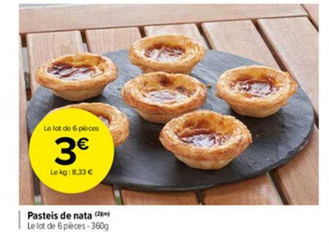 Promo Pasteis De Nata Chez Carrefour Market Icatalogue Fr