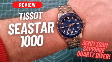 AFFORDABLE SWISS UNISEX DIVER REVIEW TISSOT SEASTAR 1000 36MM 300M