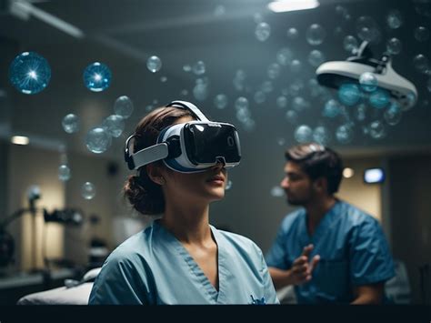 Premium AI Image | VR's Impact on Treatment Training and Mental Health ...