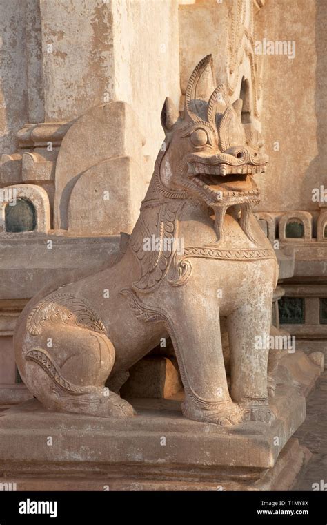 Detail Of A Window Ananda Temple Old Bagan Village Area Mandalay