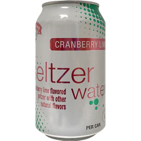 Hannaford Seltzer Water Cranberry Lime 12 Fl Oz Delivery Or Pickup