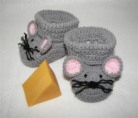 Ravelry Mouse Baby Booties Pattern By Sara Ayers