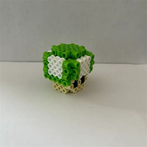 Hand Crafted | Other | 3d Perler Bead Mini Figurine Of A Mushroom ...