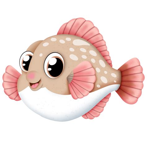 cartoon puffer fish 10