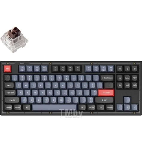 Купить клавиатура Keychron V3 Frosted Black RGB Hot Swap K Pro Brown Switch V3 A3 RU в Минске