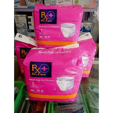 Pull Ups Diapers Adult Large 10pcs Rx Dr Care Shopee Philippines