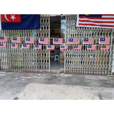 Cotton New Malaysia Flagline Bunting Malaysia Flag Bendera Malaysia