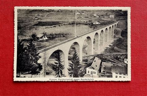 Frutigen Kanderviadukt Bern L Tschberg Simplon Bahn Bls Kaufen