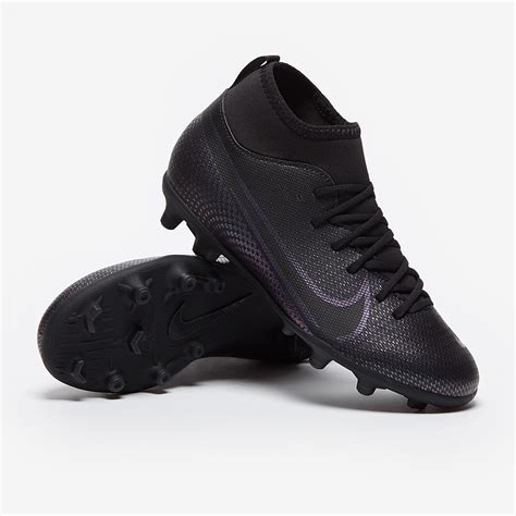 Nike Enfant Mercurial Superfly Vii Club Fg Noir Noir Terrain