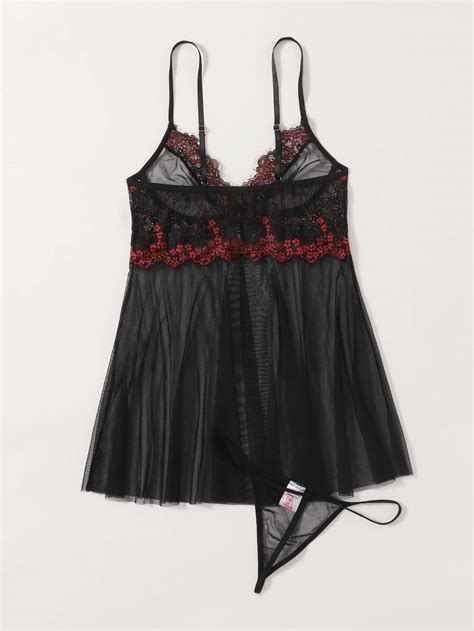 Women Sexy Lingeries Transparent Fancy Nightdress Set Plus Size Lingerie And Sexy Lingerie