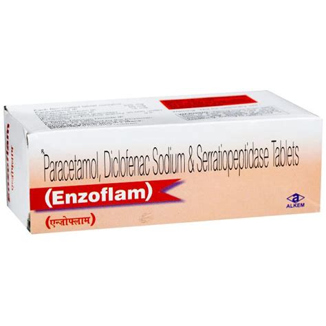 Buy Enzoflam Tablet (10 Tab) in Wholesale Price Online | B2B | Retailershakti