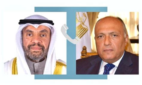 Egypt S Fm Shoukry Congratulates Newly Appointed Kuwaiti Counterpart On