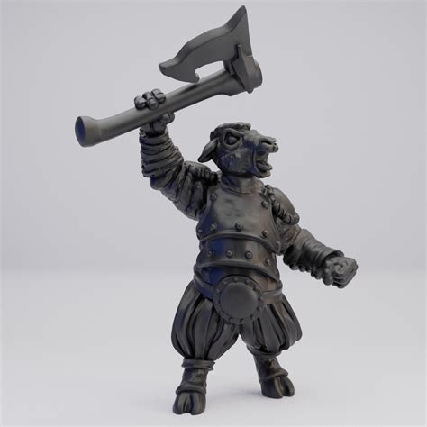 Hot Goblin Sheep Folk Axe D