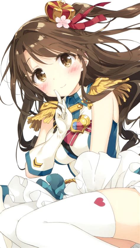 The Idolmster シンデレラガールズ【島村卯月】ぺこiphone6 Plus（1080 X 1920） 壁紙