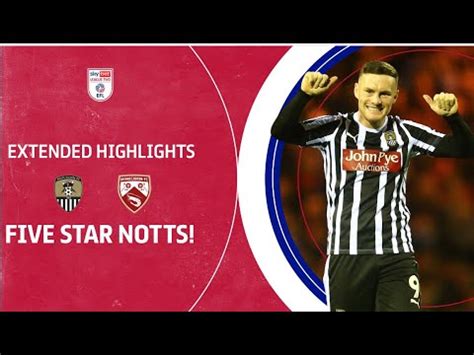 Five Star Notts Notts County V Morecambe Extended Highlights Youtube