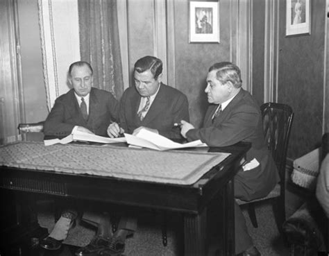 Babe Ruth And The Boston Braves Before Opening Day 1935 Society For