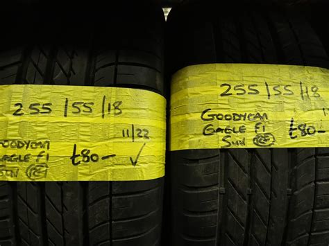 255 / 55 / 18 Goodyear Eagle F1 Run Flat Tyres – Two Available ...