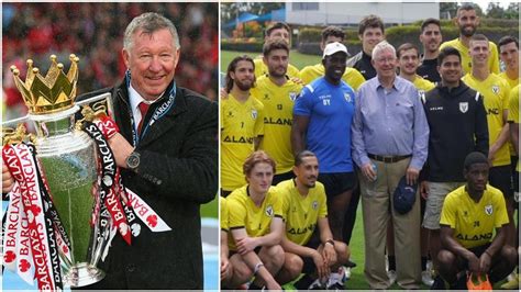 Sir Alex Ferguson Former Manchester United Boss Makes Shock Visit To