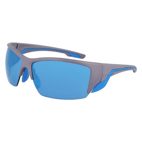 Semi Rim Sport Wrap Sunglasses Graphite