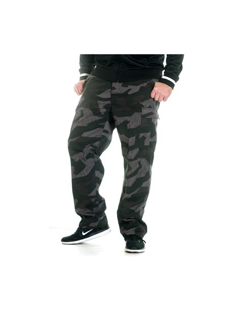 TechWear Camo Cargo Pants Night