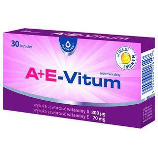 Vitaminum A E Medana 2500 j m 200 mg 40 kapsułek cena Gemini