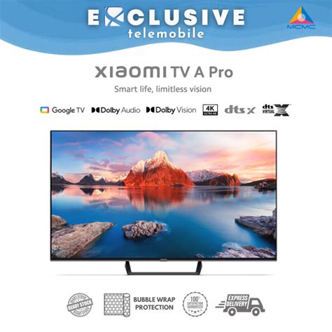 Xiaomi TV A Pro 43 55 65 2 Years Xiaomi Malaysia Warranty Lazada