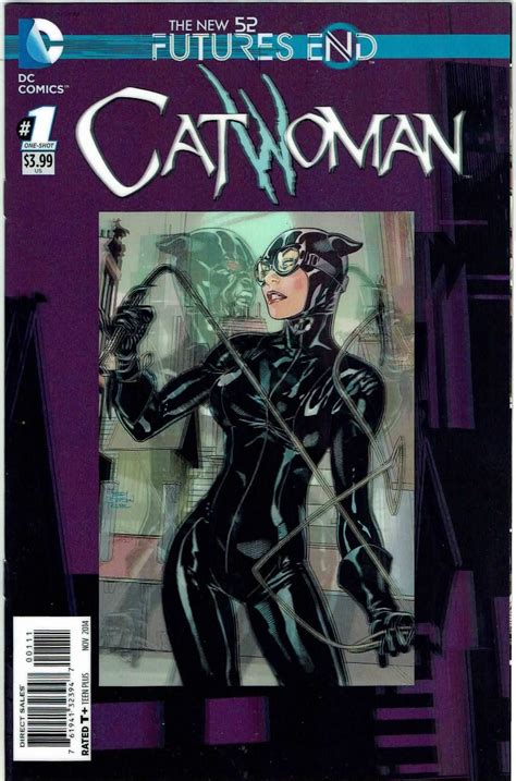 Catwoman Futures End 1 Lenticular Cover Batman Batgirl NM Comic