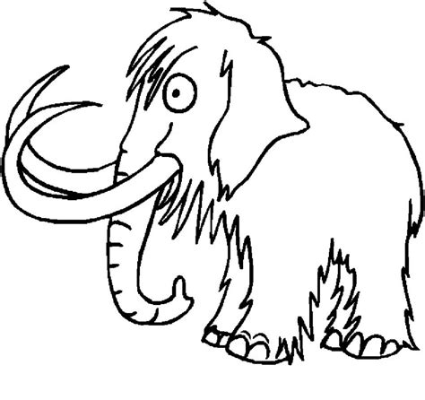 Disegni Da Colorare Mammut Blog Di Pociopocio