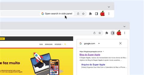 Voc J Conhece A Nova Barra Lateral Do Google Chrome Super Apple