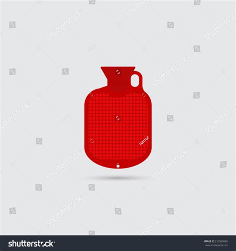 Hot Water Bottle Icon Vector Stock Vector Royalty Free 210930685