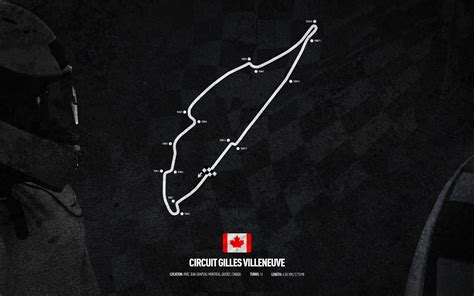 Tor Formu Y Circuit Gilles Villeneuve Kanada Fototapety