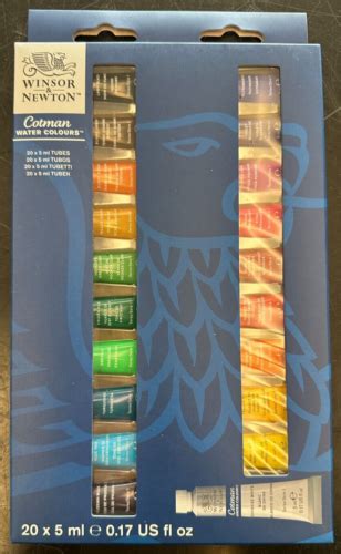 Brand New Winsor Newton Cotman Watercolor Paint Set Colors Ml