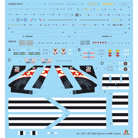 Maqueta Avi N Italeri Aircraft Ef Typhoon In R A F Service