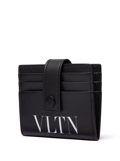Valentino Garavani VLTN-print Cardholder | Black | FARFETCH