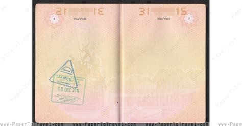 Page 6 And Page 7 Malaysia International Passport — Model I — Biometric Icao Epassport 2013