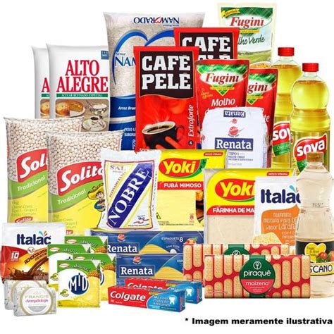 Kit Cesta Básica Promocional 31 Itens Alimentos Básicos Nacional