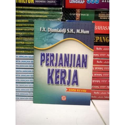 Jual Perjanjian Kerja Edisi Revisi Shopee Indonesia