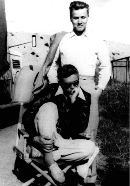 James Dean and Richard Davalos on the set of 'East of Eden' -- AKA the ...