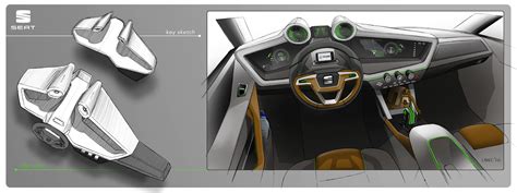 SEAT Leon interior design on Behance