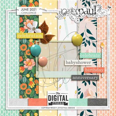 Celebration Mini Kit Freebie From Joyce Paul J Conlon And Sons