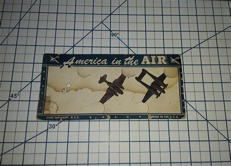 Rare WW2 TOY PLANES on the Original Card by Lido Toy Corp Homefront ...