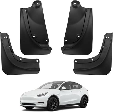 BASENOR 2024 Upgraded Tesla Model Y Mud Flaps Splash Guards Winter