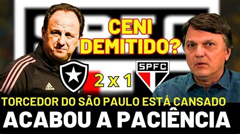 S O Paulo Decepciona Na Estreia Botafogo X S O Paulo Ltimas